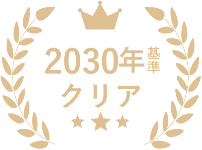 2030年 基準クリア
